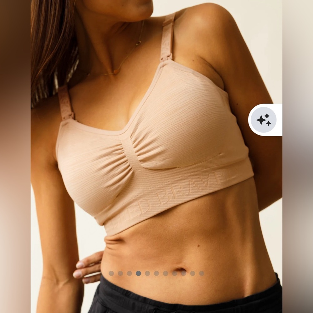 Kindred‎ Bravely Women’s Beige Sublime Hands-Free Pumping & Nursing Bra Small